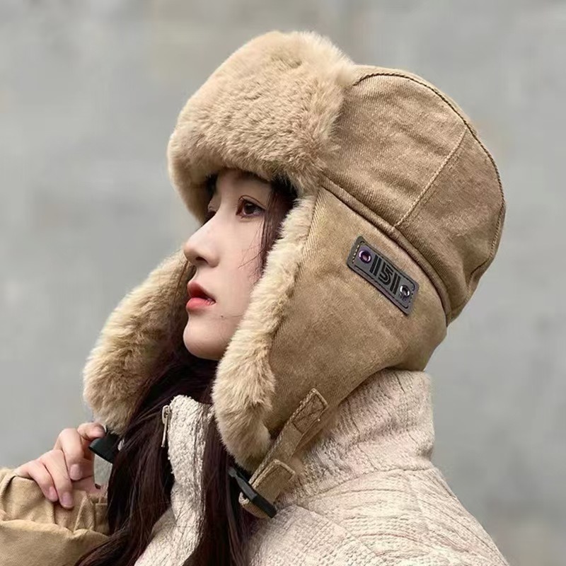 Winter Trapper Hat - قبعة لي فنغ شتوية سميكة للجنسين،