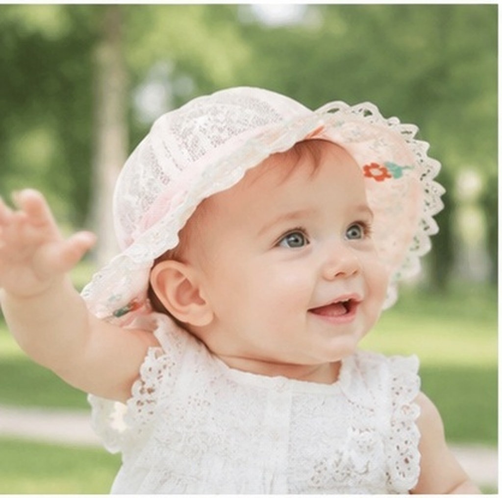 Sun Hat Wide Brim - قبعة صيفية واسعة الحواف للفتيات الصغيرات،