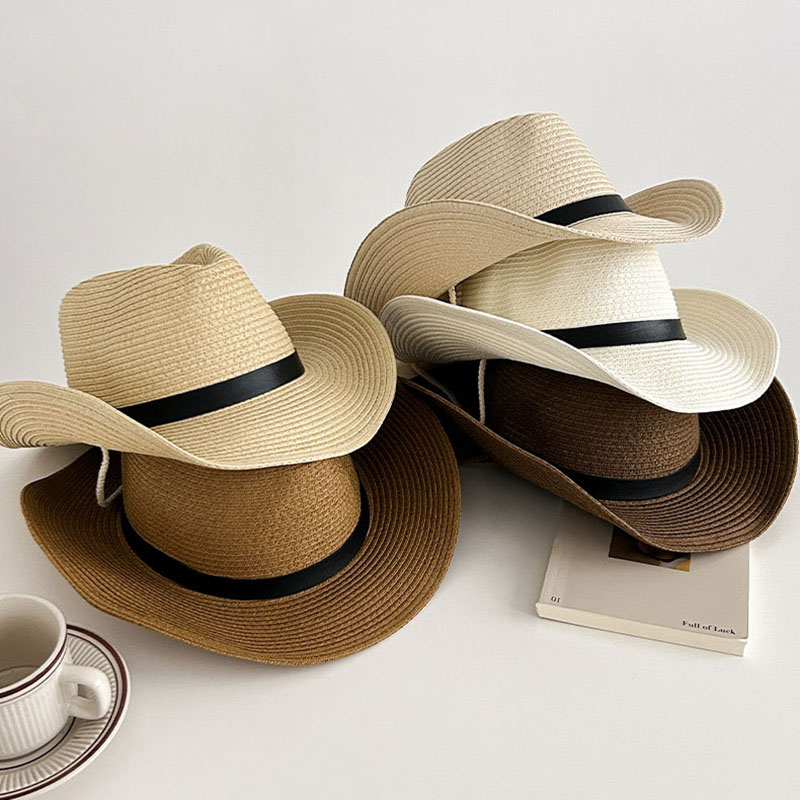 Cowboy Hat Straw - حار بيع الربيع قبعات رعاة البقر