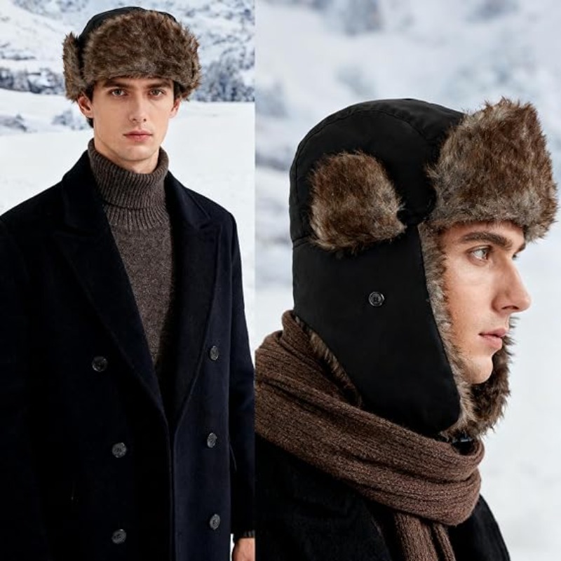 قبعة شتوية للجنسين، مقاومة للم - مراجعة Winter Trapper Hat وسعره