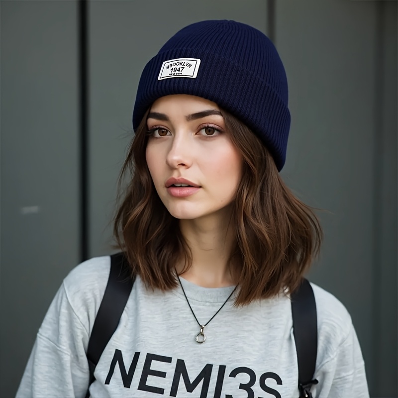 قبعة شتوية دافئة منسوجة بتصميم - مراجعة Beanie Cuffed Knit وسعره