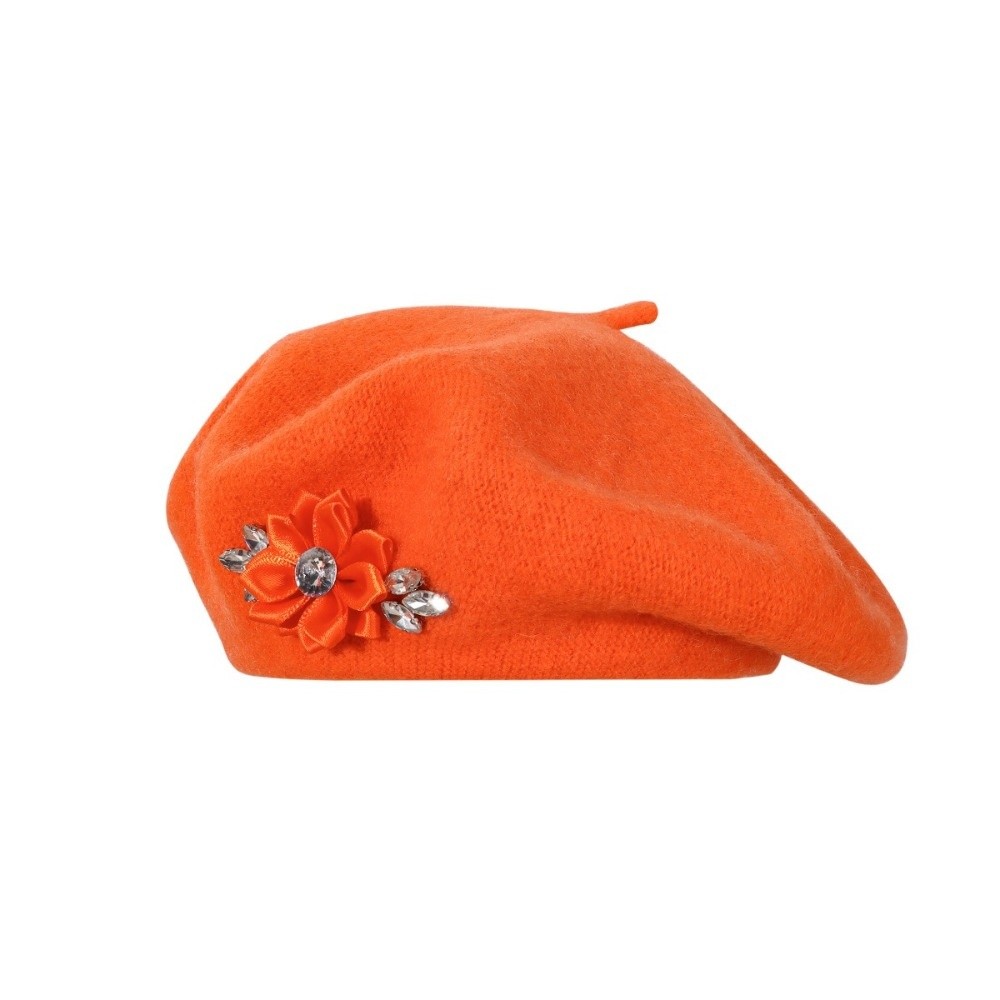 قبعة بيريه صوفية بلون موحد أني - مراجعة Beret French Wool وسعره