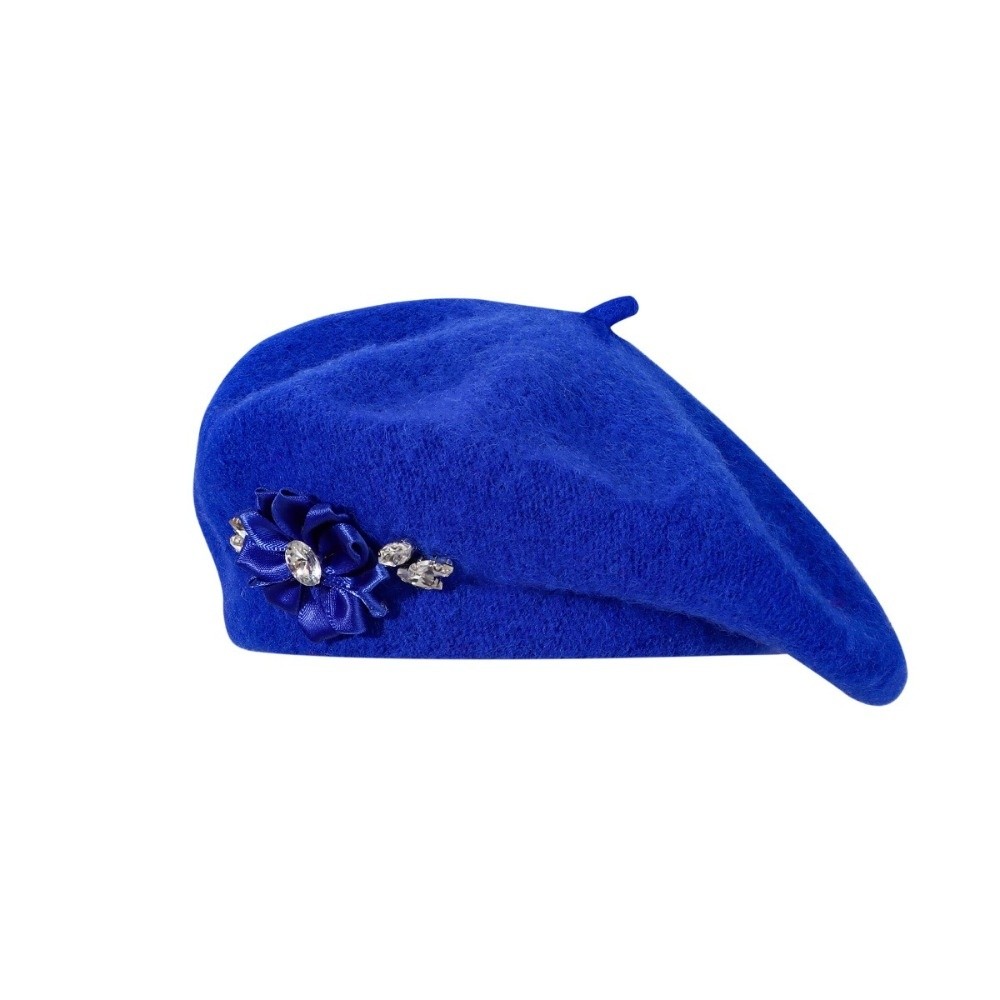 قبعة بيريه صوفية بلون موحد أني - مراجعة Beret French Wool وسعره