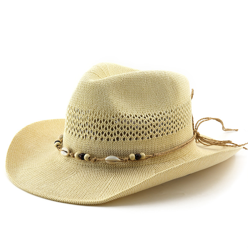 قبعة قش صيفية جديدة 2026 بتصمي - مراجعة Cowboy Hat Straw وسعره