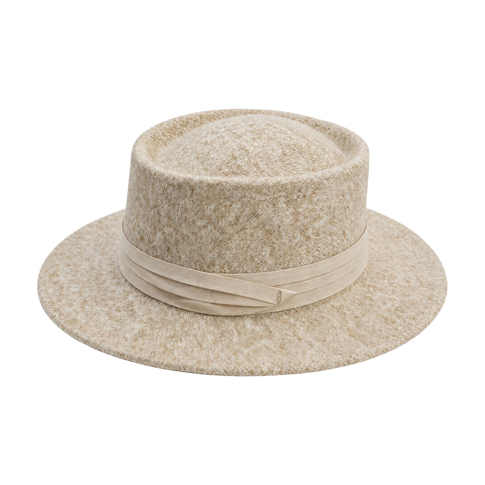 قبعة من الصوف الصناعي بتصميم م - مراجعة Fedora Hat Wool وسعره