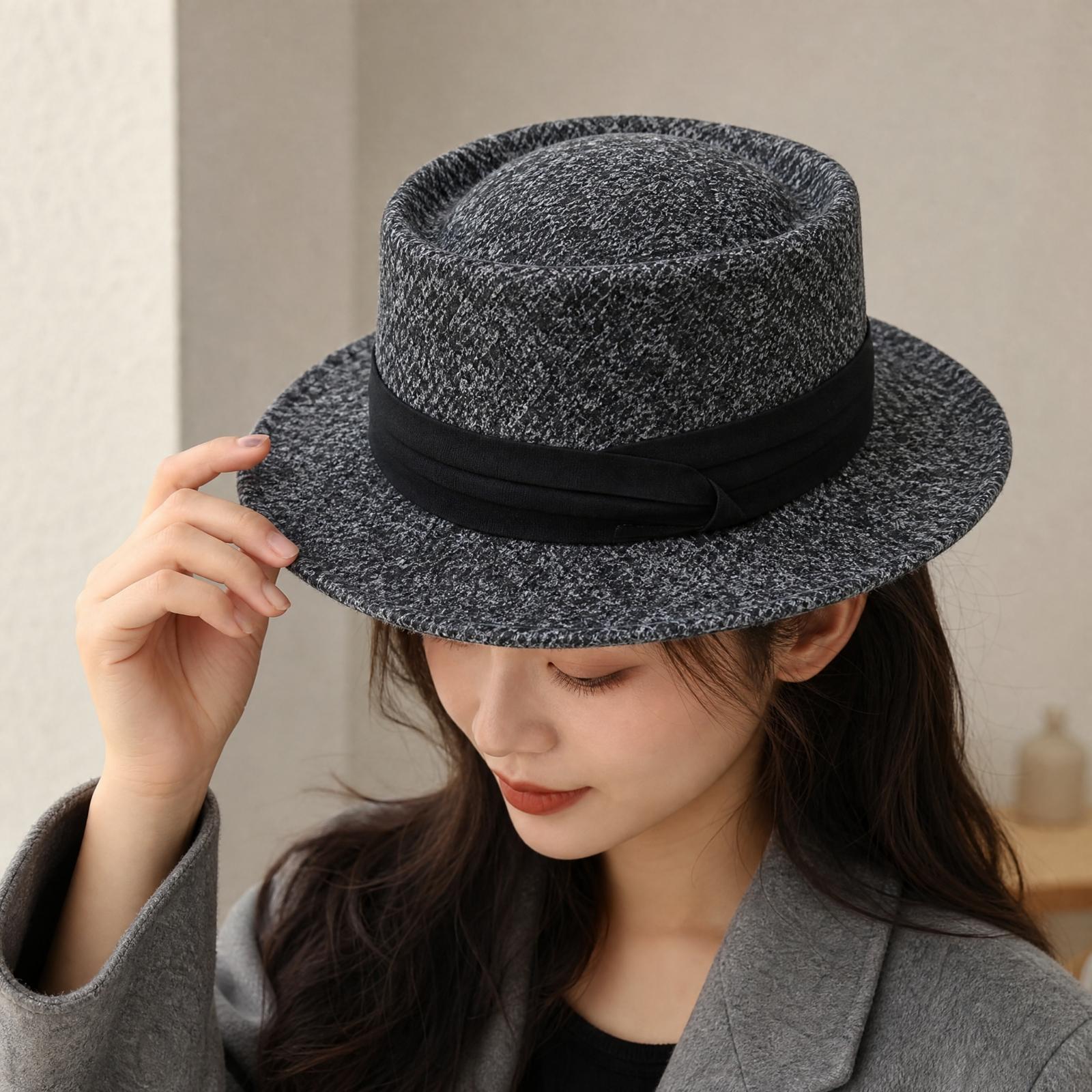 قبعة من الصوف الصناعي بتصميم م - مراجعة Fedora Hat Wool وسعره
