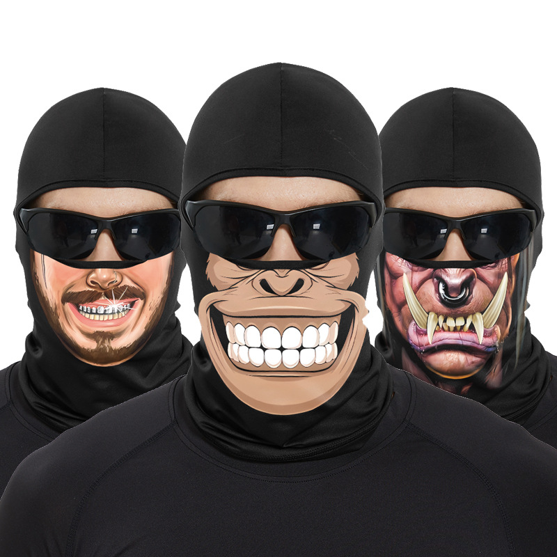 مضحك القرد الفم الجمجمة بالاكل - مراجعة Skull Cap Helmet Liner وسعره