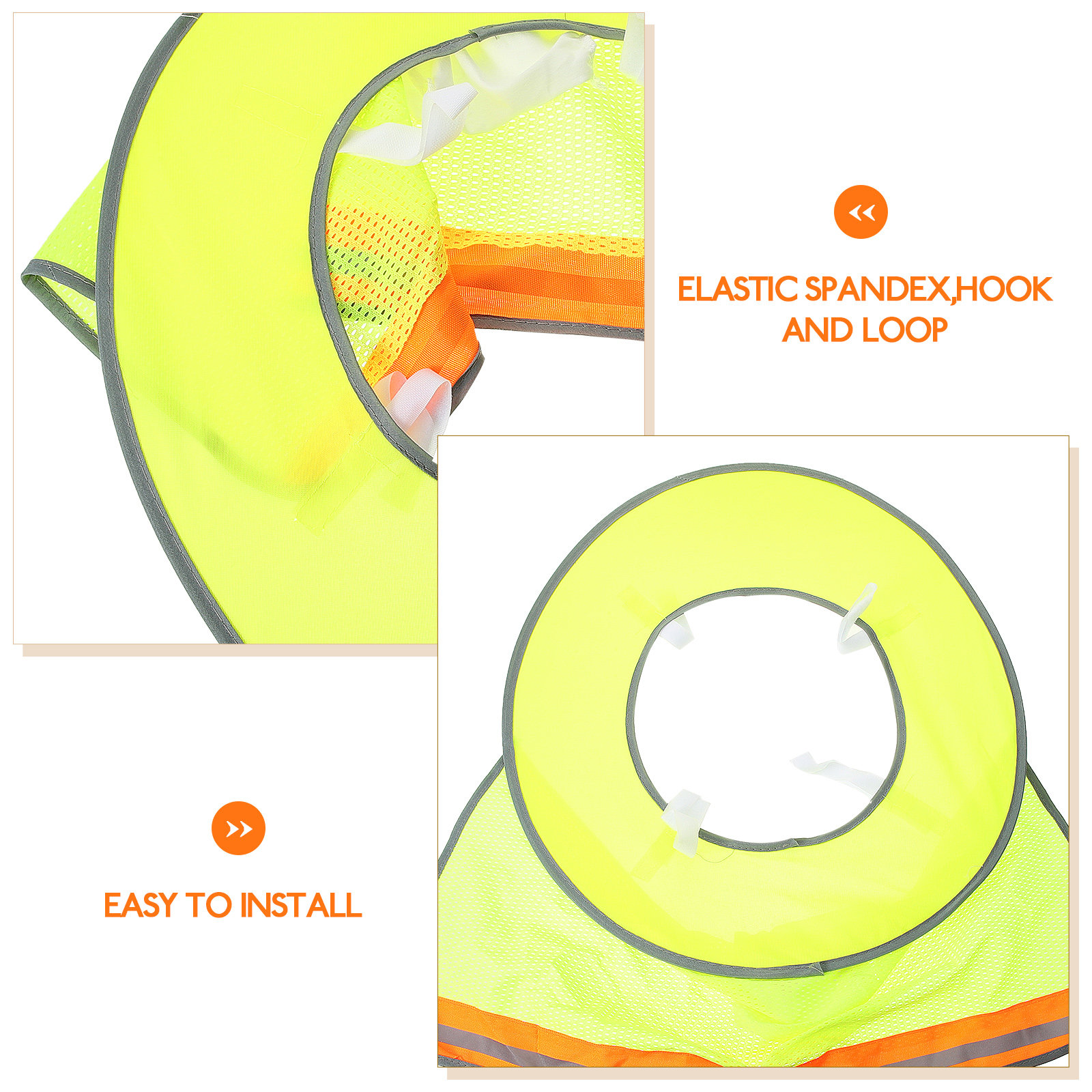 واقي شمس للخوذة مع شرائط عاكسة - مراجعة Visor Sun Hat وسعره