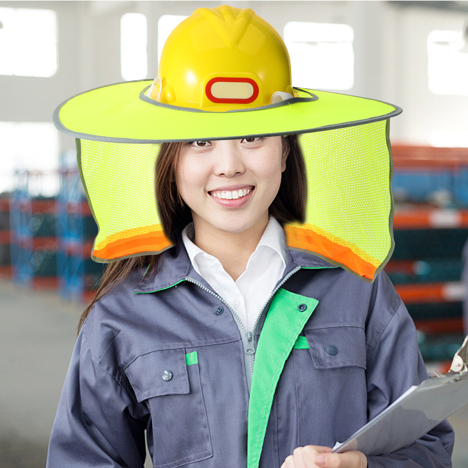 واقي شمس للخوذة مع شرائط عاكسة - مراجعة Visor Sun Hat وسعره