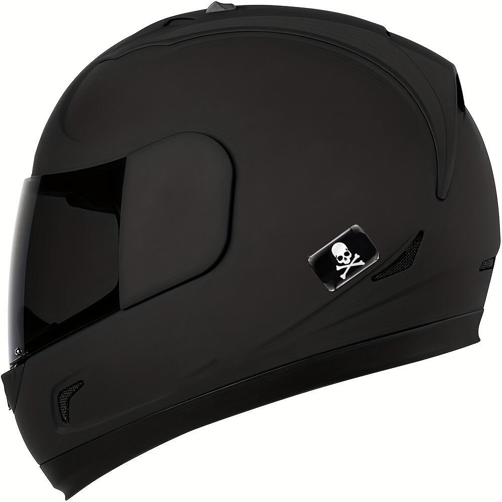 قطعتان من ملصقات السيارات بتصم - مراجعة Skull Cap Helmet Liner وسعره