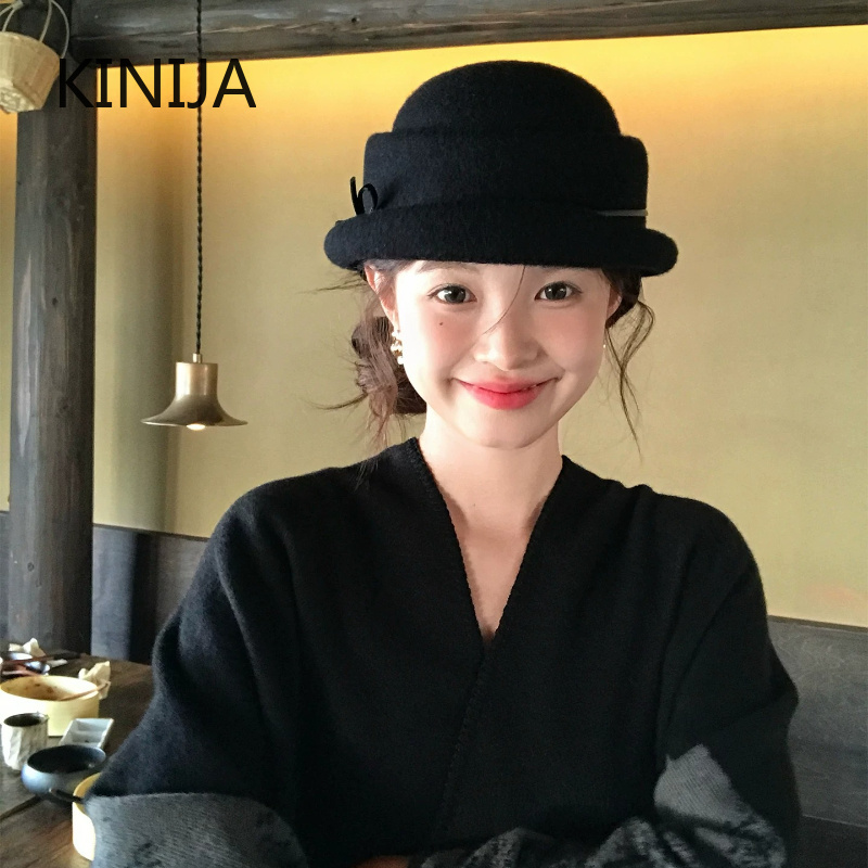 قبعة صوفية على طراز هيبورن، قب - مراجعة Fedora Hat Wool وسعره
