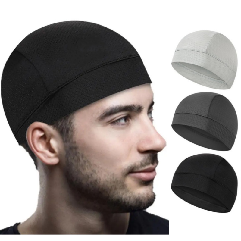 قبعة صيفية سريعة الجفاف وقابلة - مراجعة Skull Cap Helmet Liner وسعره