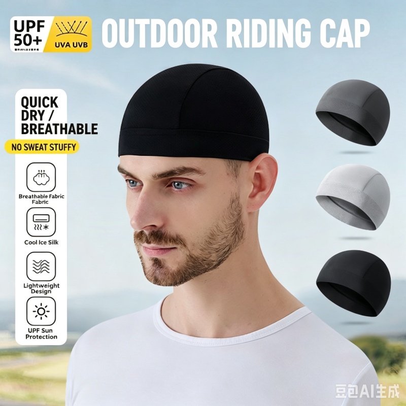 قبعة صيفية سريعة الجفاف وقابلة - مراجعة Skull Cap Helmet Liner وسعره