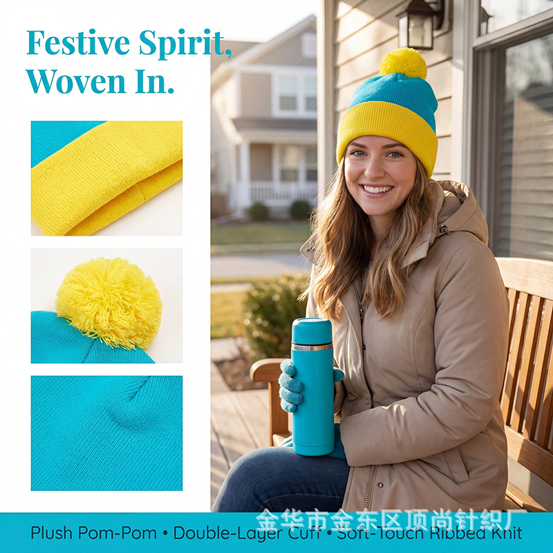 طقم قبعة وقفازات شتوية سميكة م - مراجعة Beanie Cuffed Knit وسعره